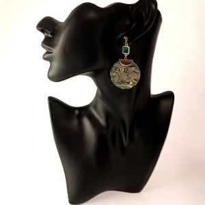 Abalone Pattern Drop earrings